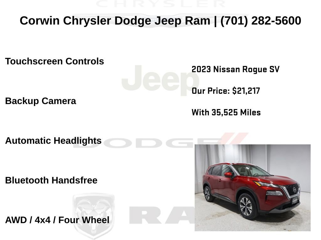 Used 2023 Nissan Rogue SV w/ SV Premium B Package image 6