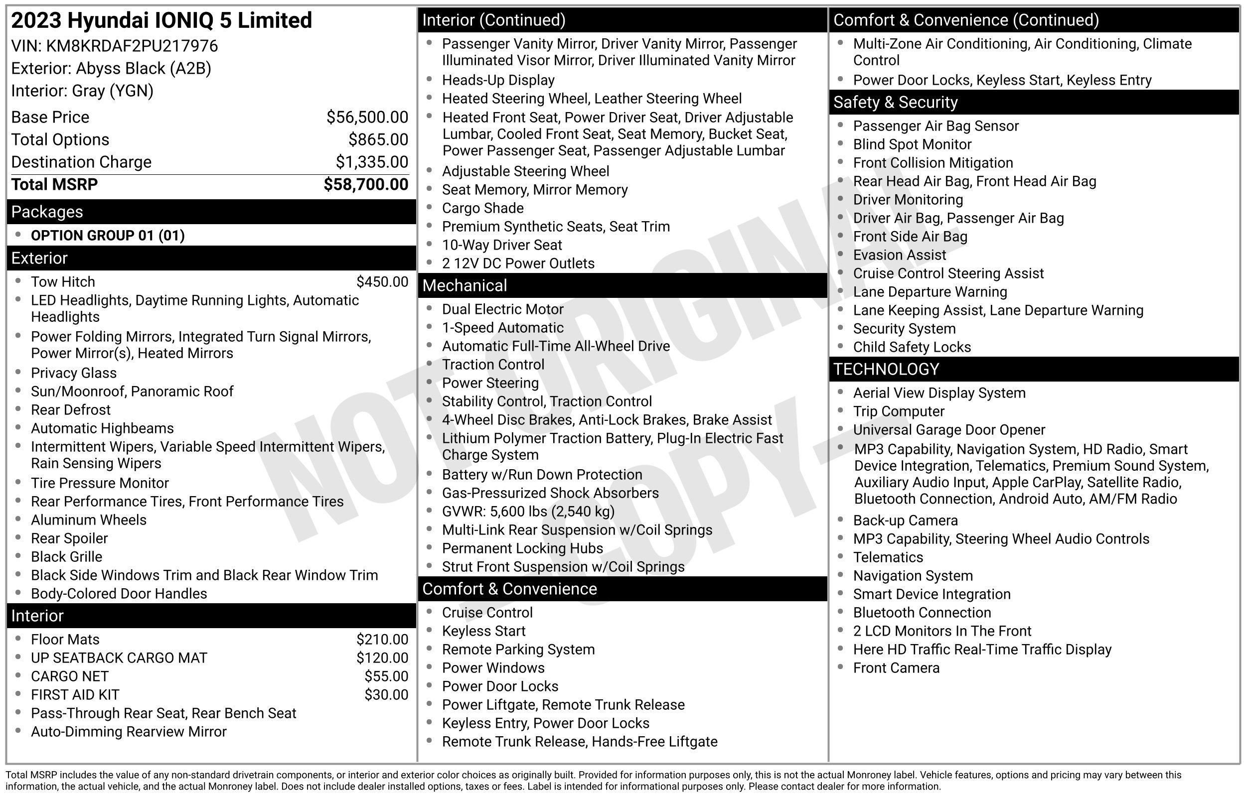 Certified 2023 Hyundai Ioniq 5 Limited AWD/4WD image 2