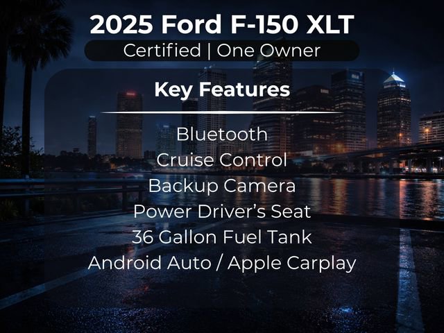 Certified 2025 Ford F150 XLT w/ Equipment Group 301A Standard AWD/4WD image 12