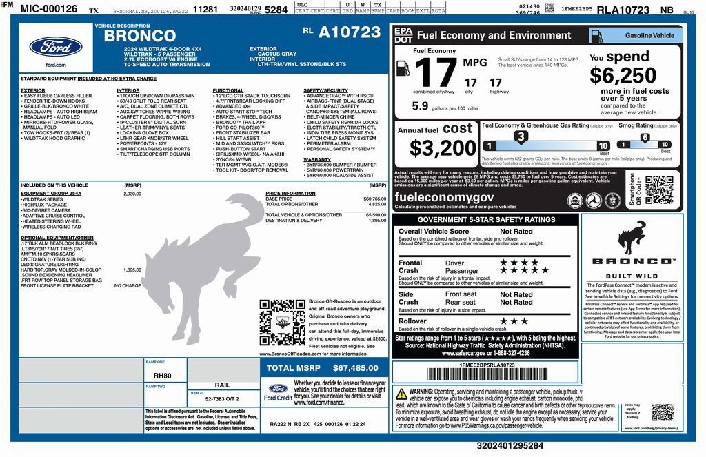 Used 2024 Ford Bronco Wildtrak image 4