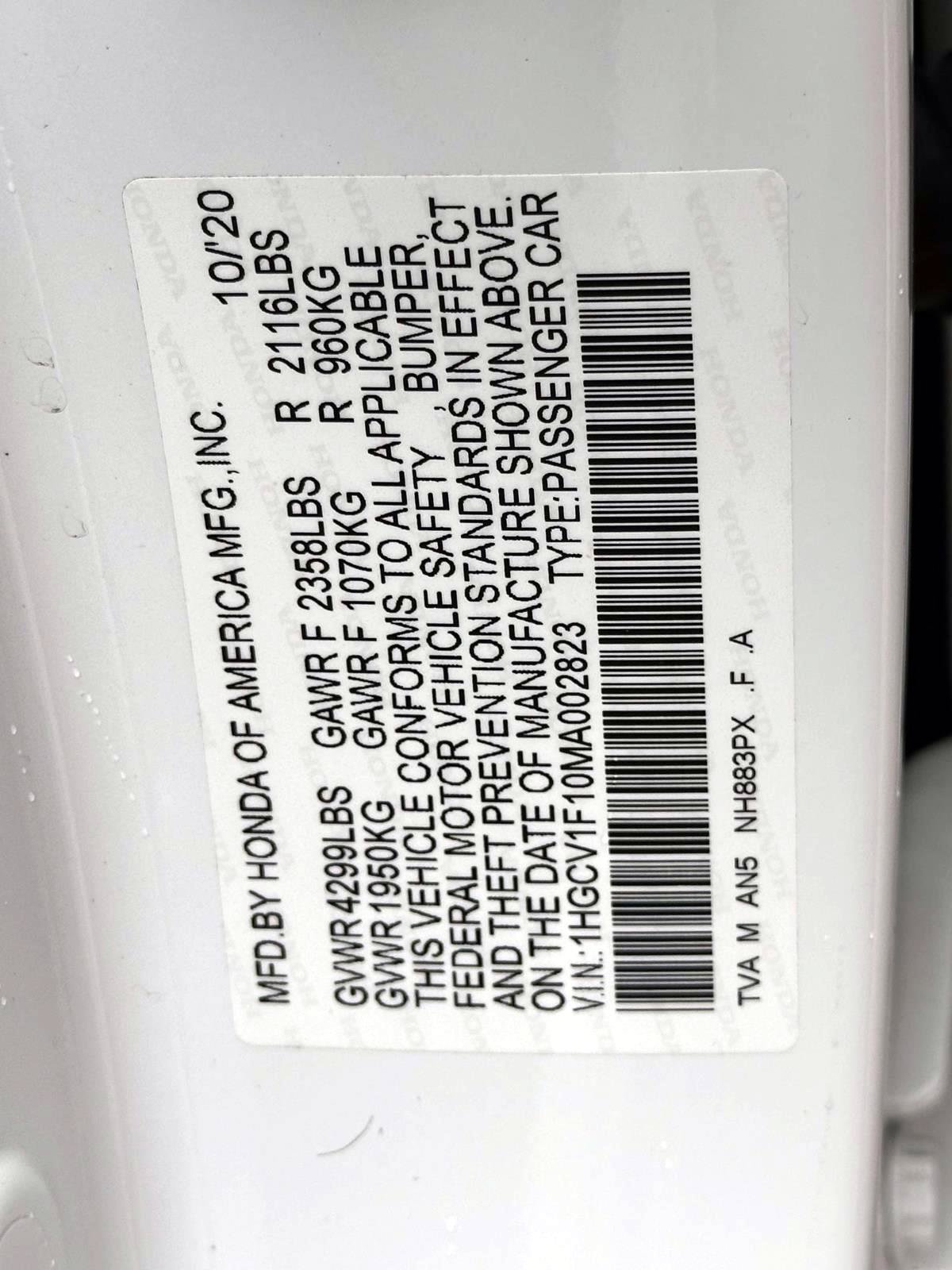 Used 2021 Honda Accord LX image 31