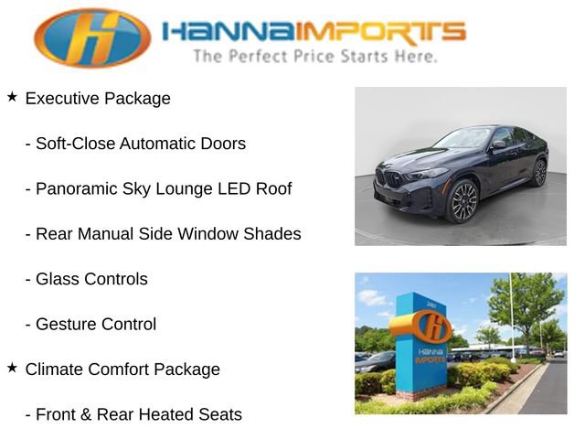 Used 2024 BMW X6 M60i w/ Executive Package AWD/4WD image 22