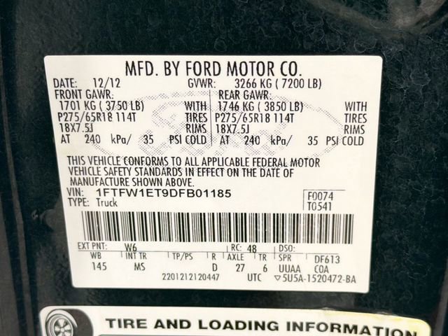 Used 2013 Ford F150 XLT w/ Luxury Equipment Group AWD/4WD image 24