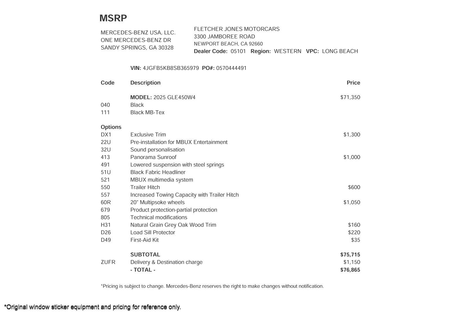 Certified 2025 Mercedes-Benz GLE 450 GLE 450 4MATIC SUV image 4