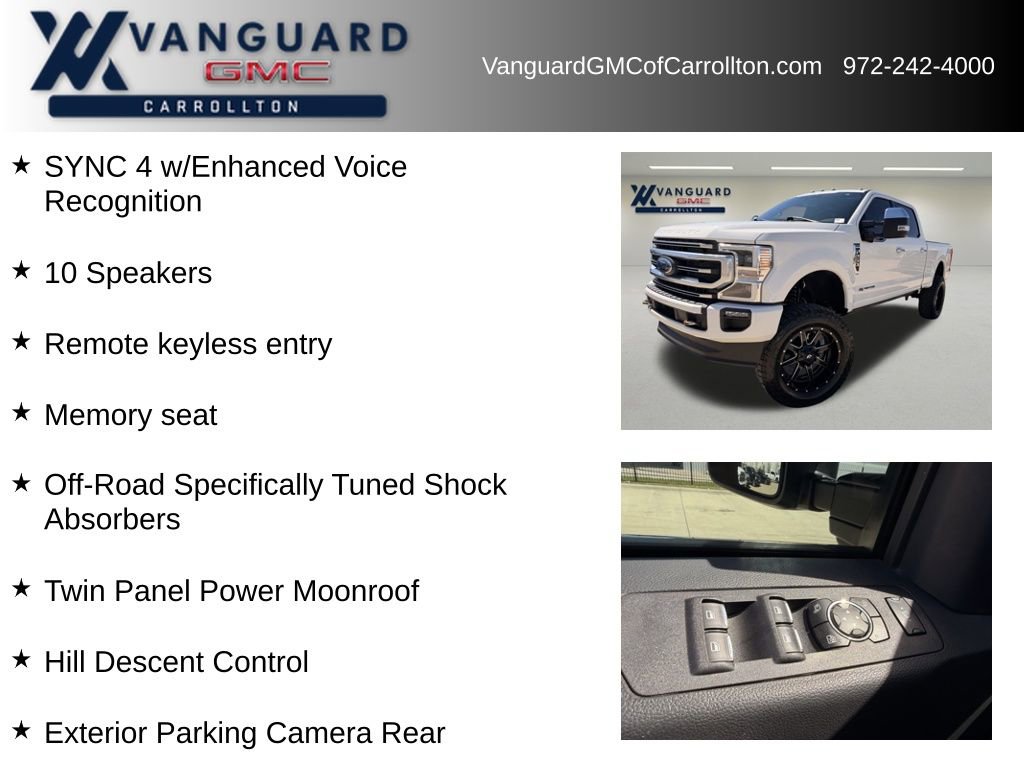 Used 2022 Ford F250 Platinum w/ FX4 Off-Road Package AWD/4WD image 12