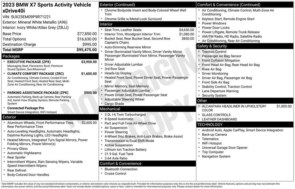 Used 2023 BMW X7 xDrive40i image 5