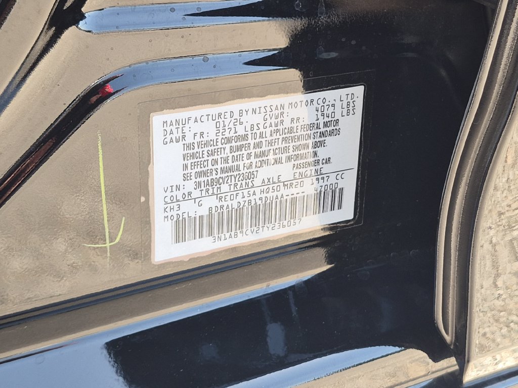 Certified 2026 Nissan Sentra SV w/ Floor Mat Package FWD image 34