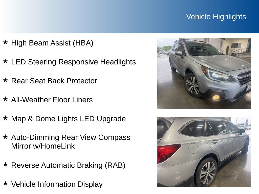 Used 2019 Subaru Outback 2.5i Limited w/ Popular Package #2 image 10