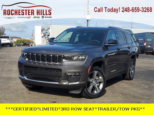 Certified 2023 Jeep Grand Cherokee L Limited w/ Trailer Tow Group (B)