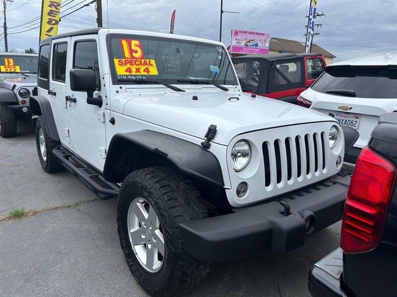 Used 2015 Jeep Wrangler Unlimited Sport w/ Quick Order Package 24S AWD/4WD image 2