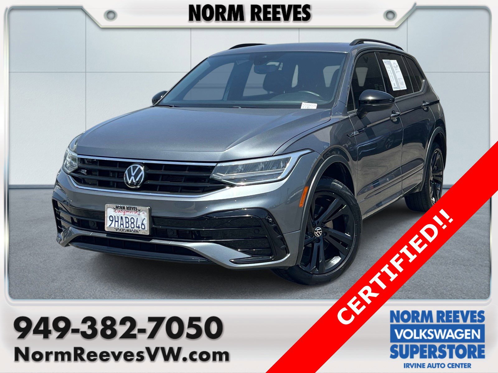 Certified 2023 Volkswagen Tiguan SE R-Line