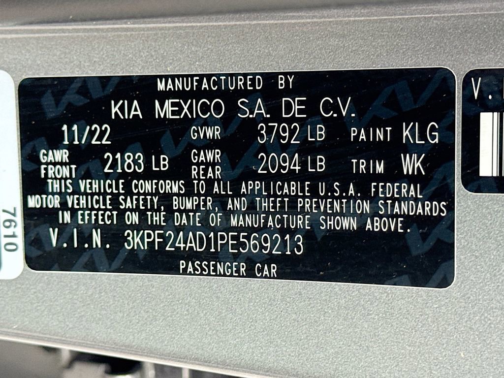 Certified 2023 Kia Forte LXS image 29
