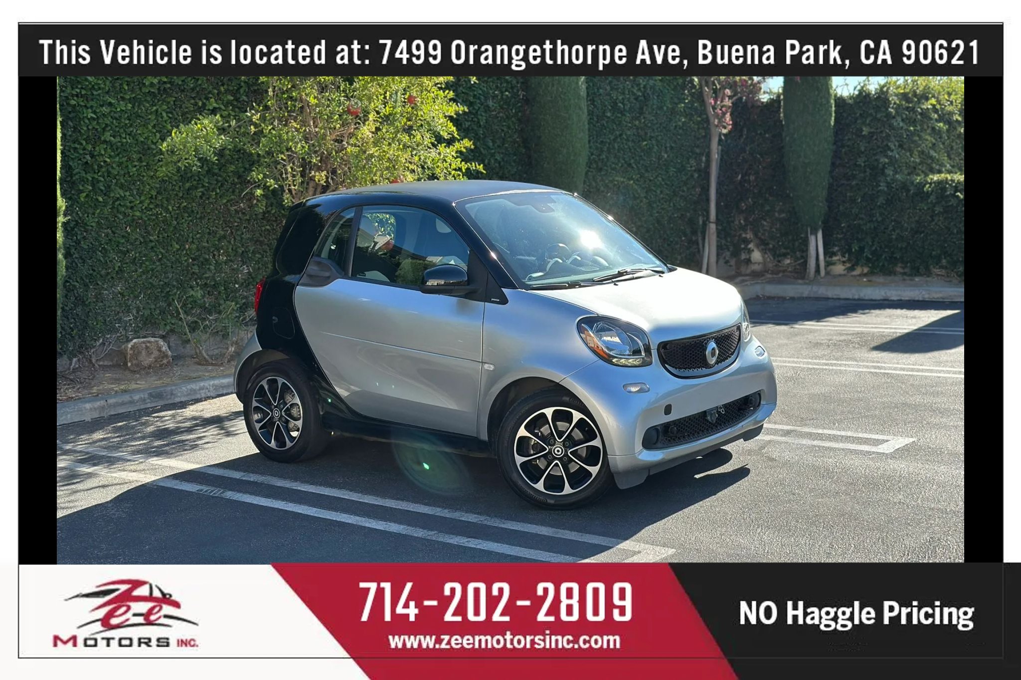 Used 2016 smart fortwo passion