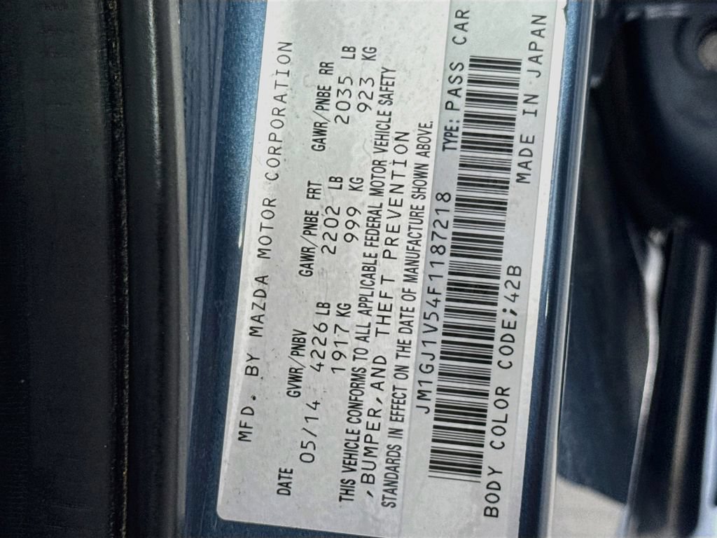 Used 2015 MAZDA MAZDA6 Touring FWD image 36