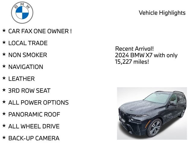 Certified 2024 BMW X7 M60i w/ Executive Package image 4
