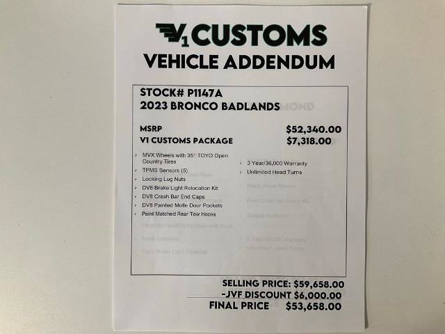 Certified 2023 Ford Bronco Badlands image 3