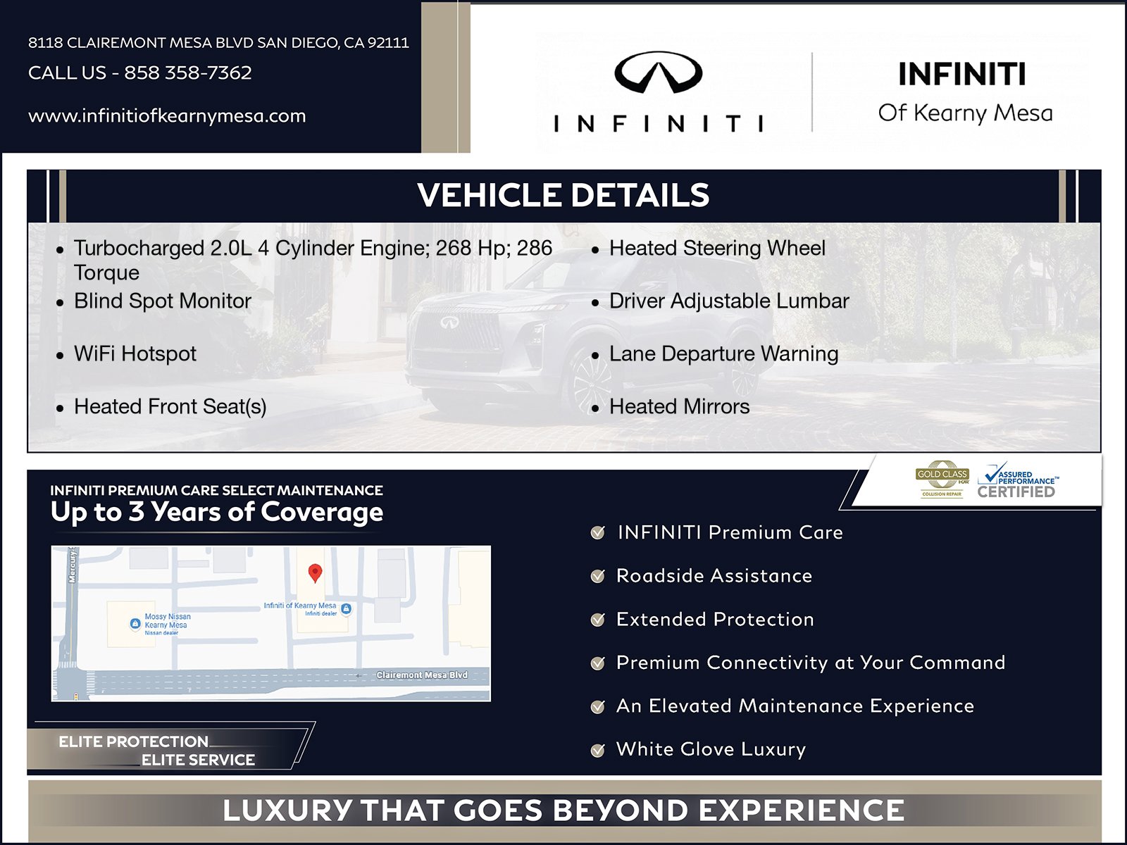 Certified 2025 INFINITI QX60 Pure image 3