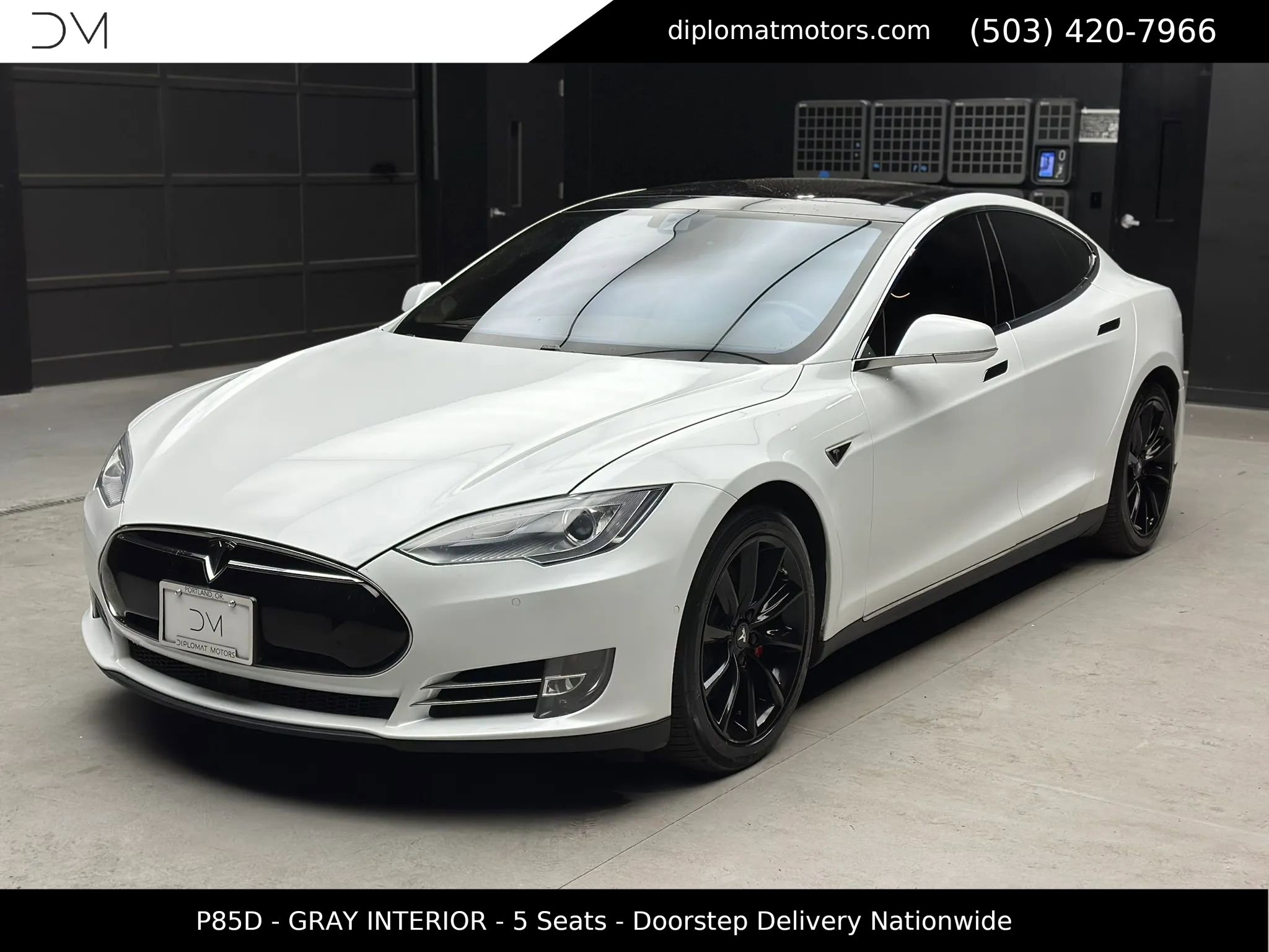 Used 2015 Tesla Model S P85D image 1