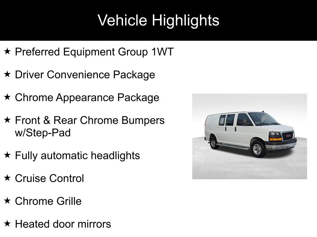 Used 2024 GMC Savana 2500 w/ Driver Convenience Package image 2