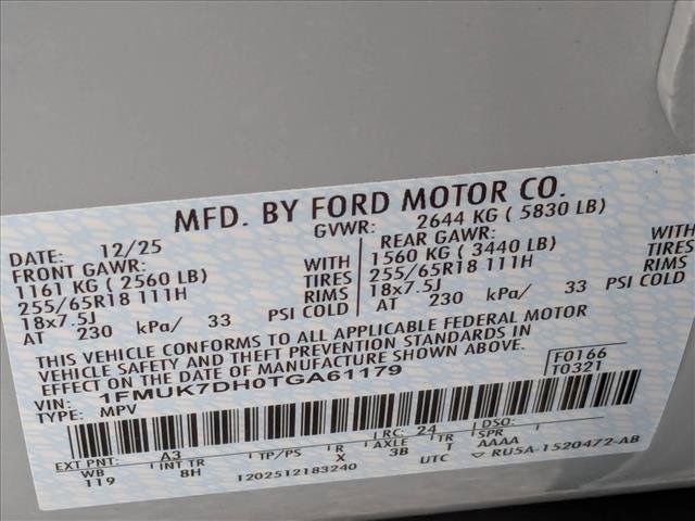 New 2026 Ford Explorer Active image 16