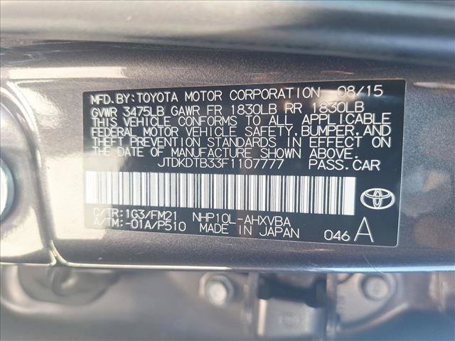 Used 2015 Toyota Prius C Two w/ Preferred Accessory Package FWD image 21