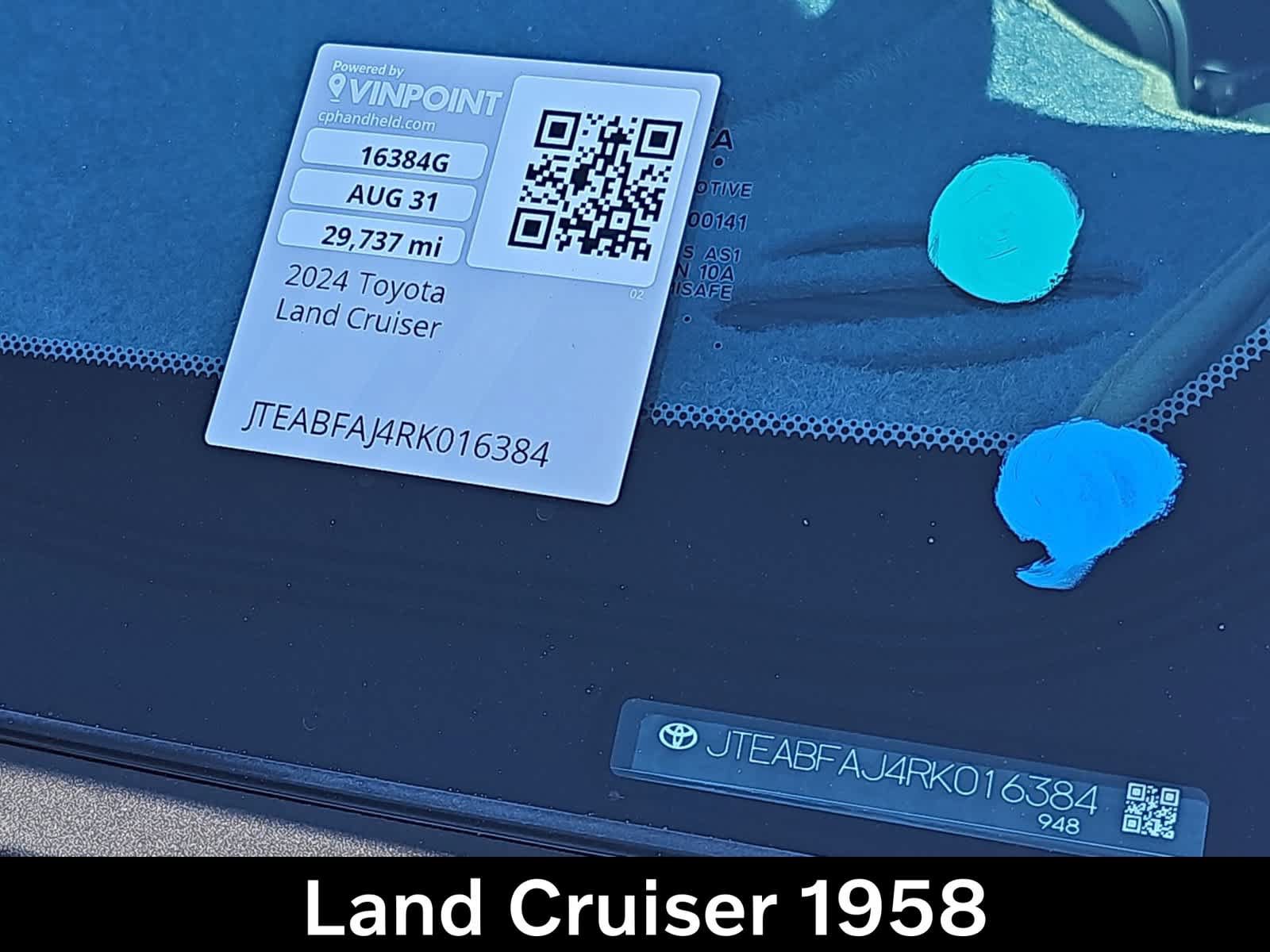 Used 2024 Toyota Land Cruiser 1958 AWD/4WD image 25