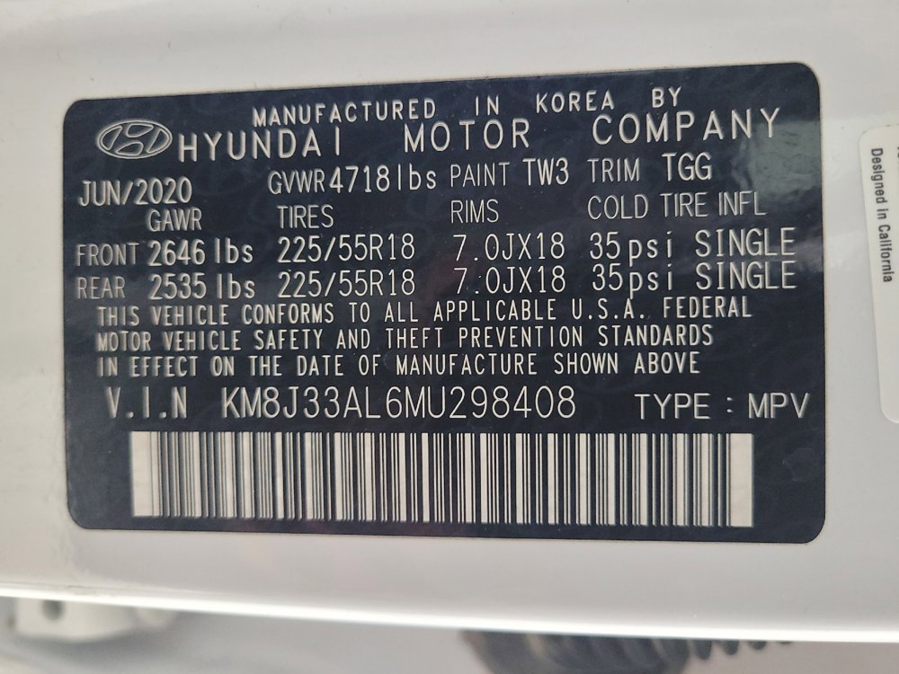 Used 2021 Hyundai Tucson SEL FWD image 33