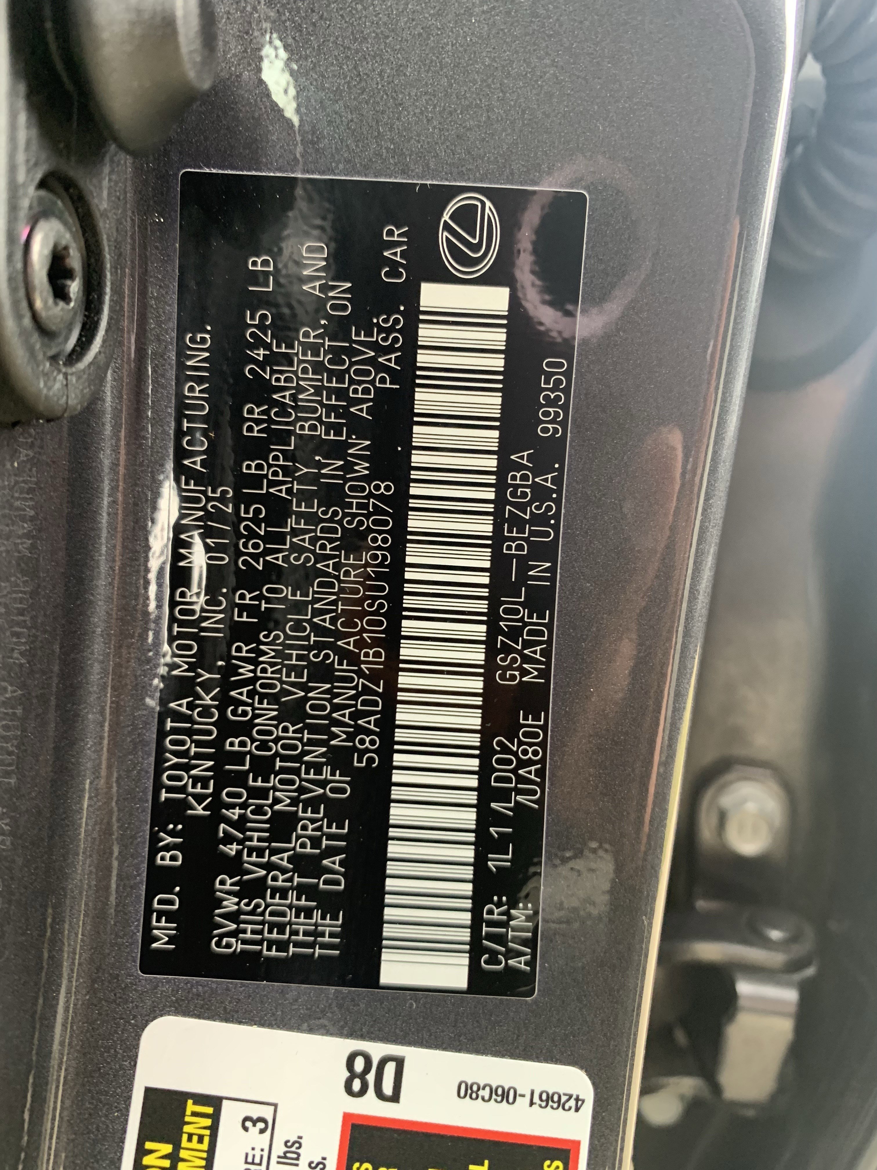 Certified 2025 Lexus ES 350 w/ Premium Package image 36