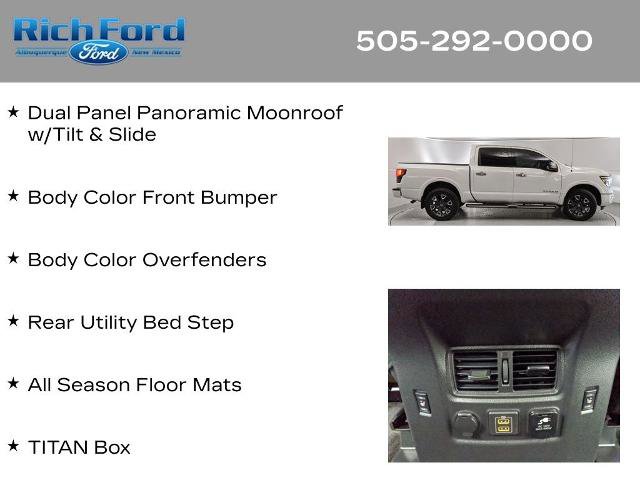 Used 2021 Nissan Titan Platinum Reserve w/ Moonroof Package image 26