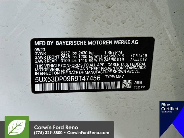 Used 2024 BMW X3 xDrive30i w/ Convenience Package image 37