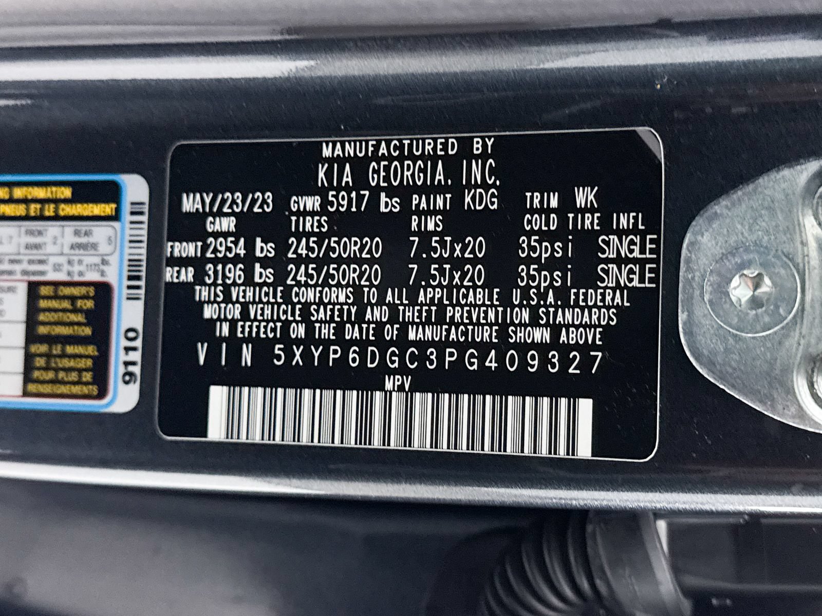 Used 2023 Kia Telluride S AWD/4WD image 42