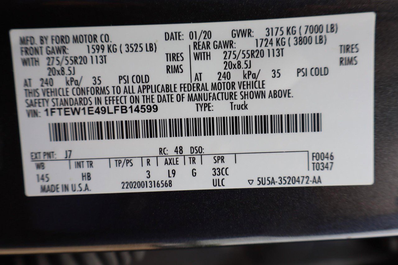 Used 2020 Ford F150 Lariat w/ Equipment Group 502A Luxury image 23