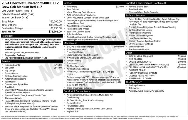 Certified 2024 Chevrolet Silverado 2500 LTZ AWD/4WD image 46