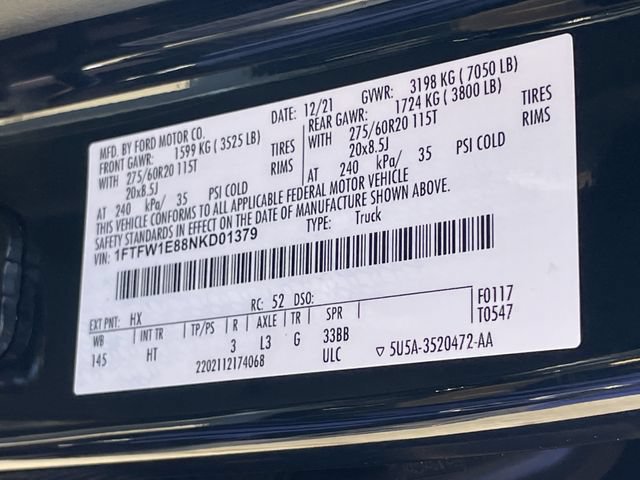 Used 2022 Ford F150 Lariat AWD/4WD image 32