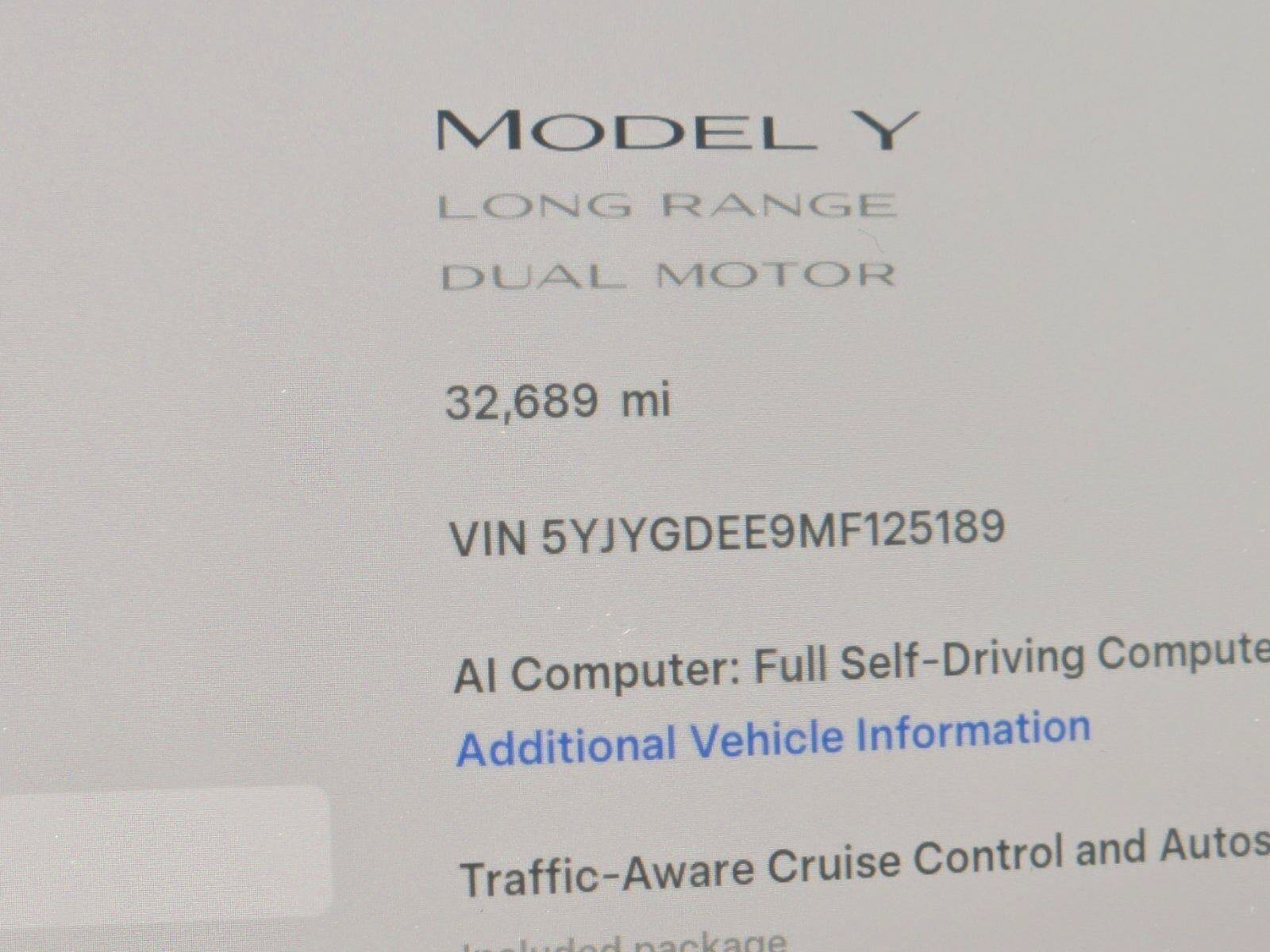 Used 2021 Tesla Model Y Long Range AWD/4WD image 6