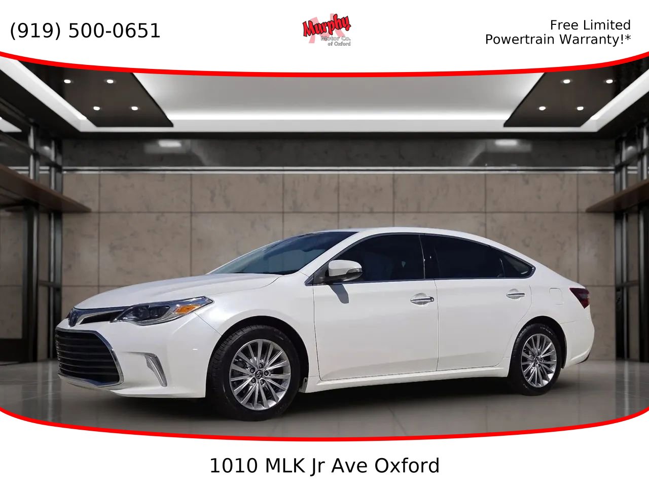 Used 2017 Toyota Avalon XLE Premium FWD image 1