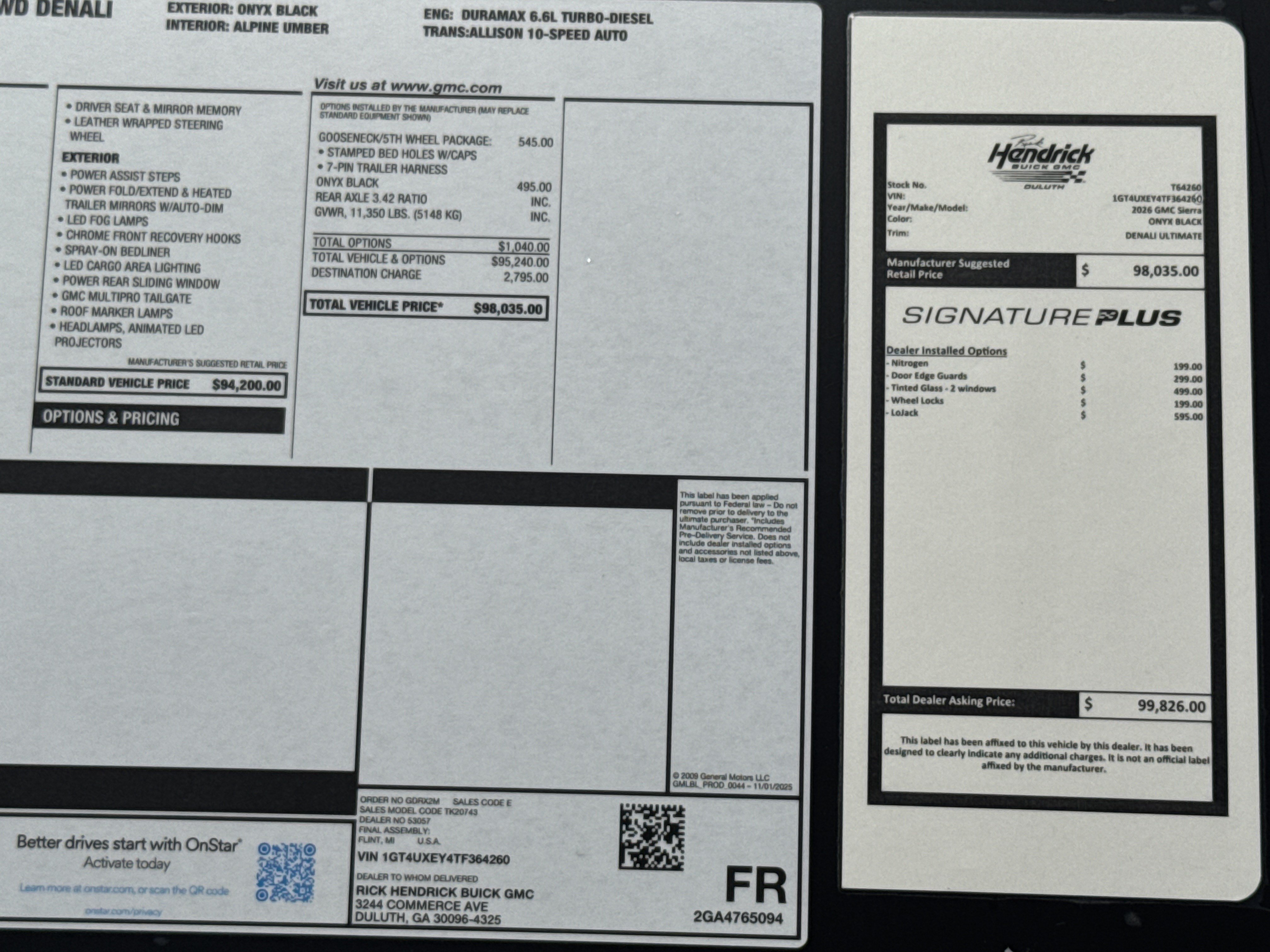New 2026 GMC Sierra 2500 Denali Ultimate AWD/4WD image 40