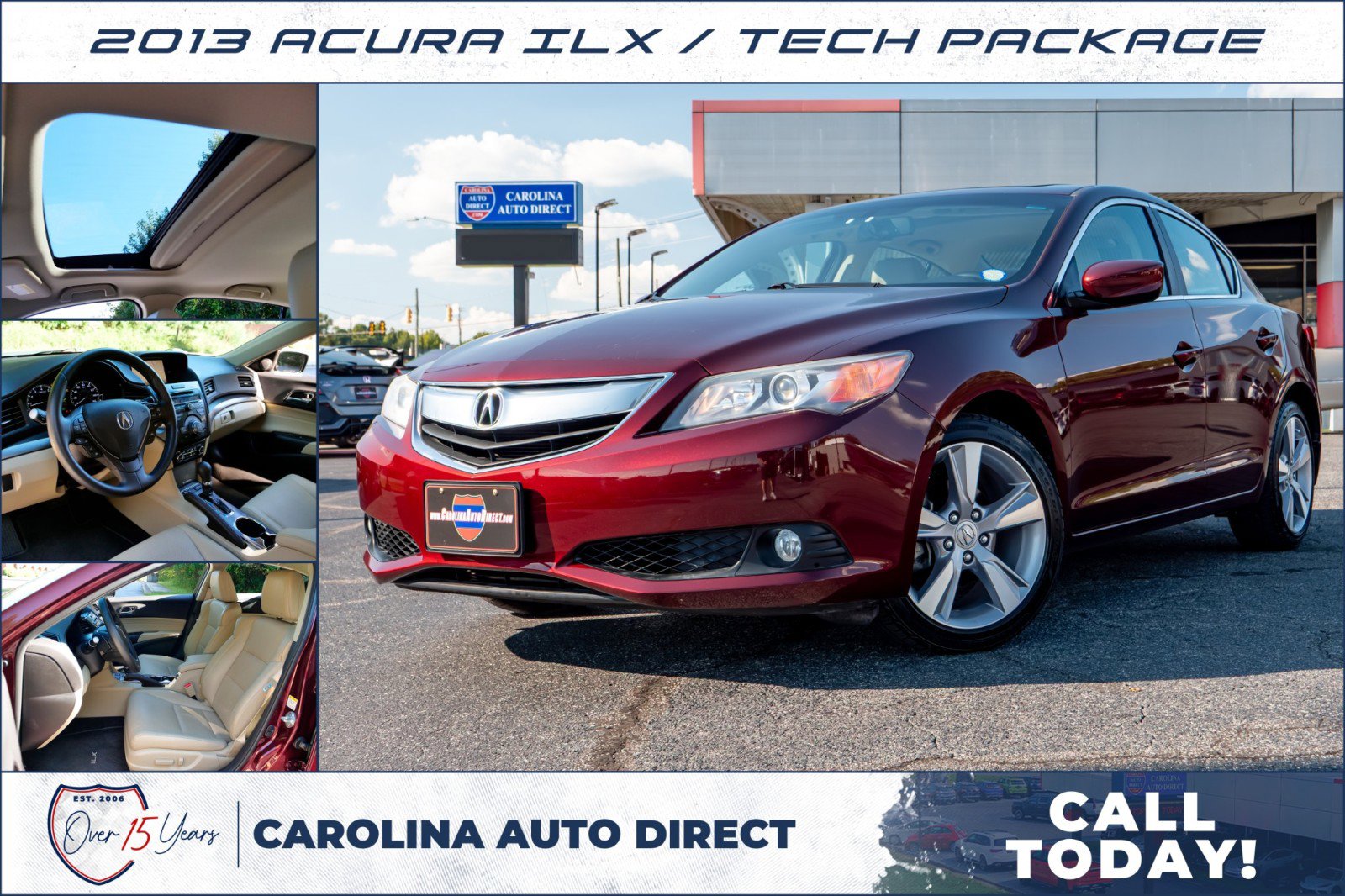 Used 2013 Acura ILX 2.0L / Tech Package / Heated S