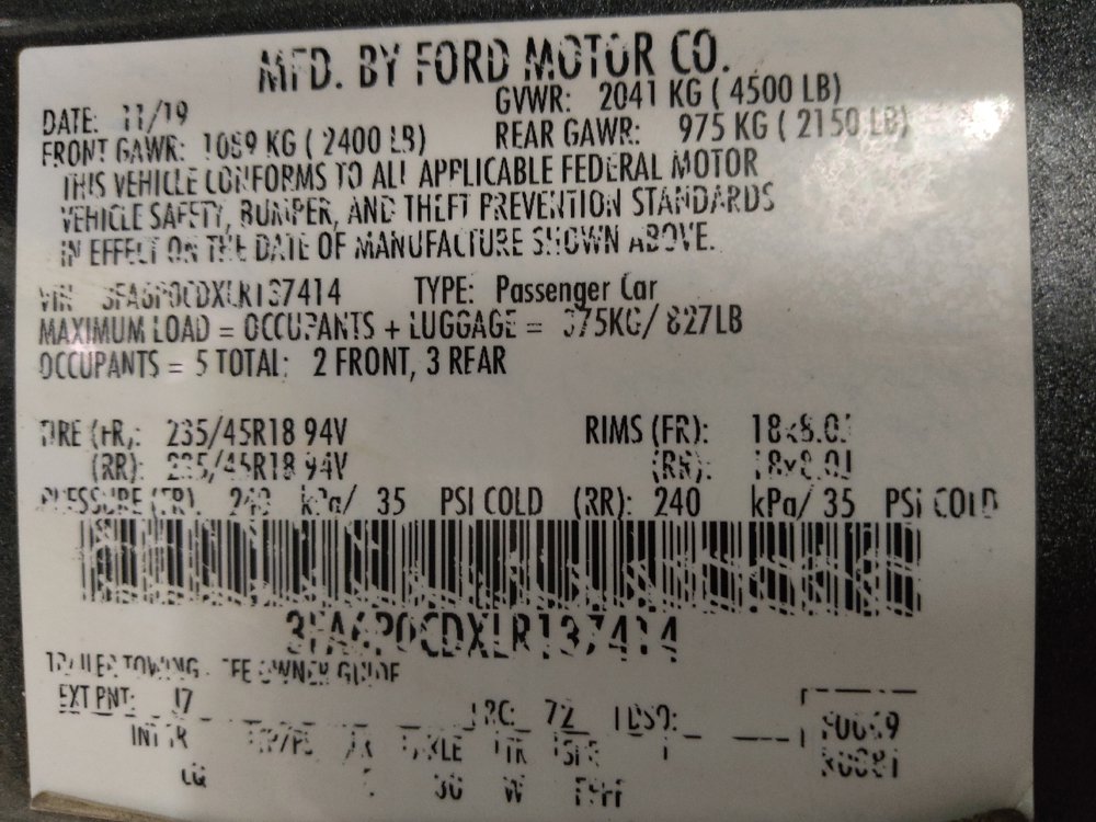 Used 2020 Ford Fusion SEL FWD image 33