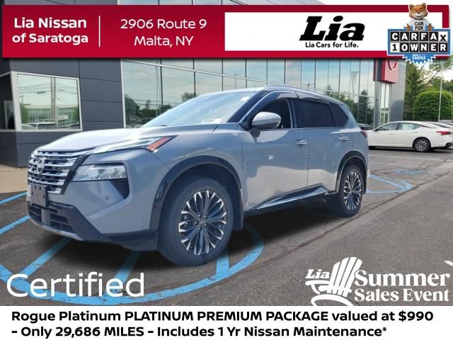Certified 2024 Nissan Rogue Platinum w/ Platinum Premium Package