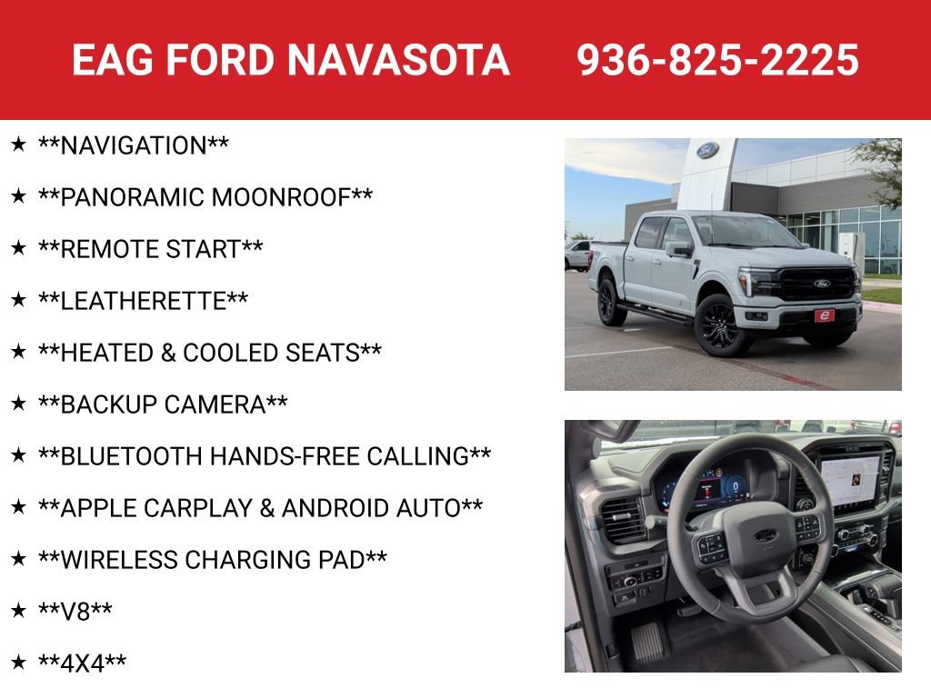 New 2026 Ford F150 Lariat w/ Equipment Group 502A High AWD/4WD image 4