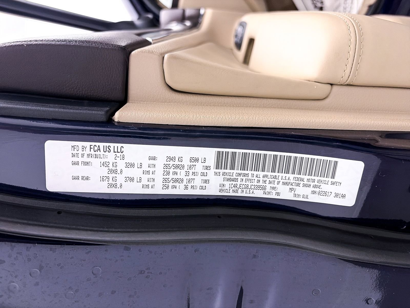 Used 2018 Jeep Grand Cherokee Overland image 39