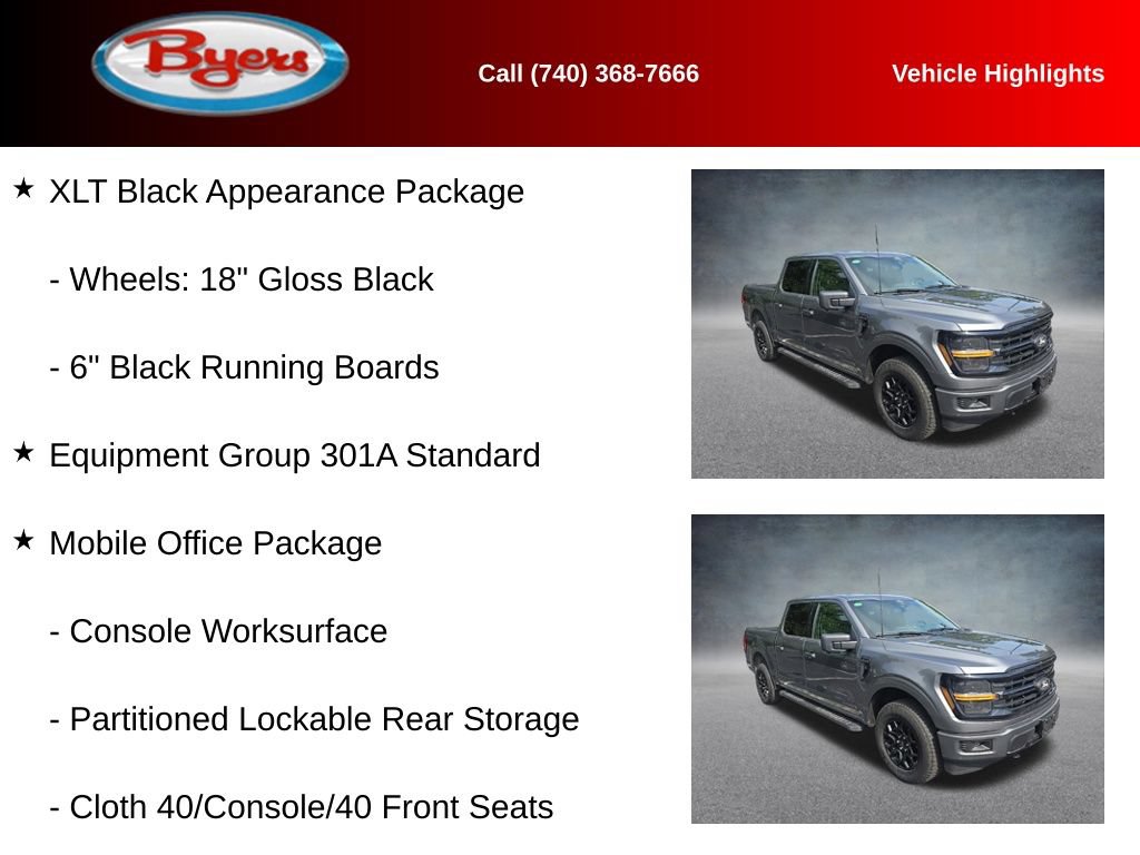 Used 2024 Ford F150 XLT w/ Mobile Office Package AWD/4WD image 12