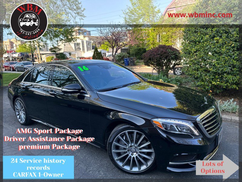 Used 2016 Mercedes-Benz S 550 4MATIC Sedan image 1