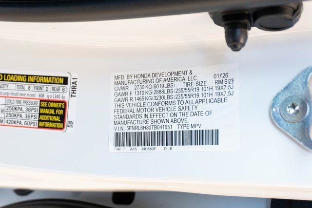 New 2026 Honda Odyssey Touring image 37