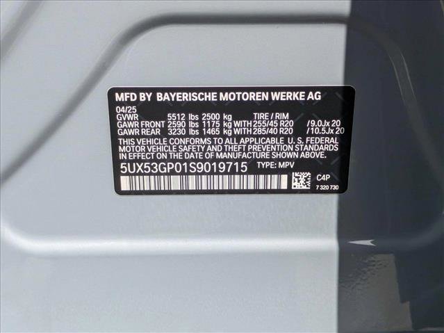 Used 2025 BMW X3 xDrive30i w/ M Sport Package image 19