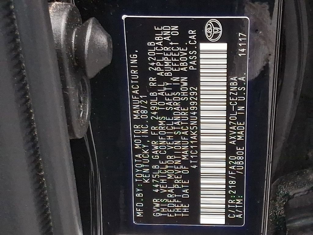 Used 2022 Toyota Camry LE image 26