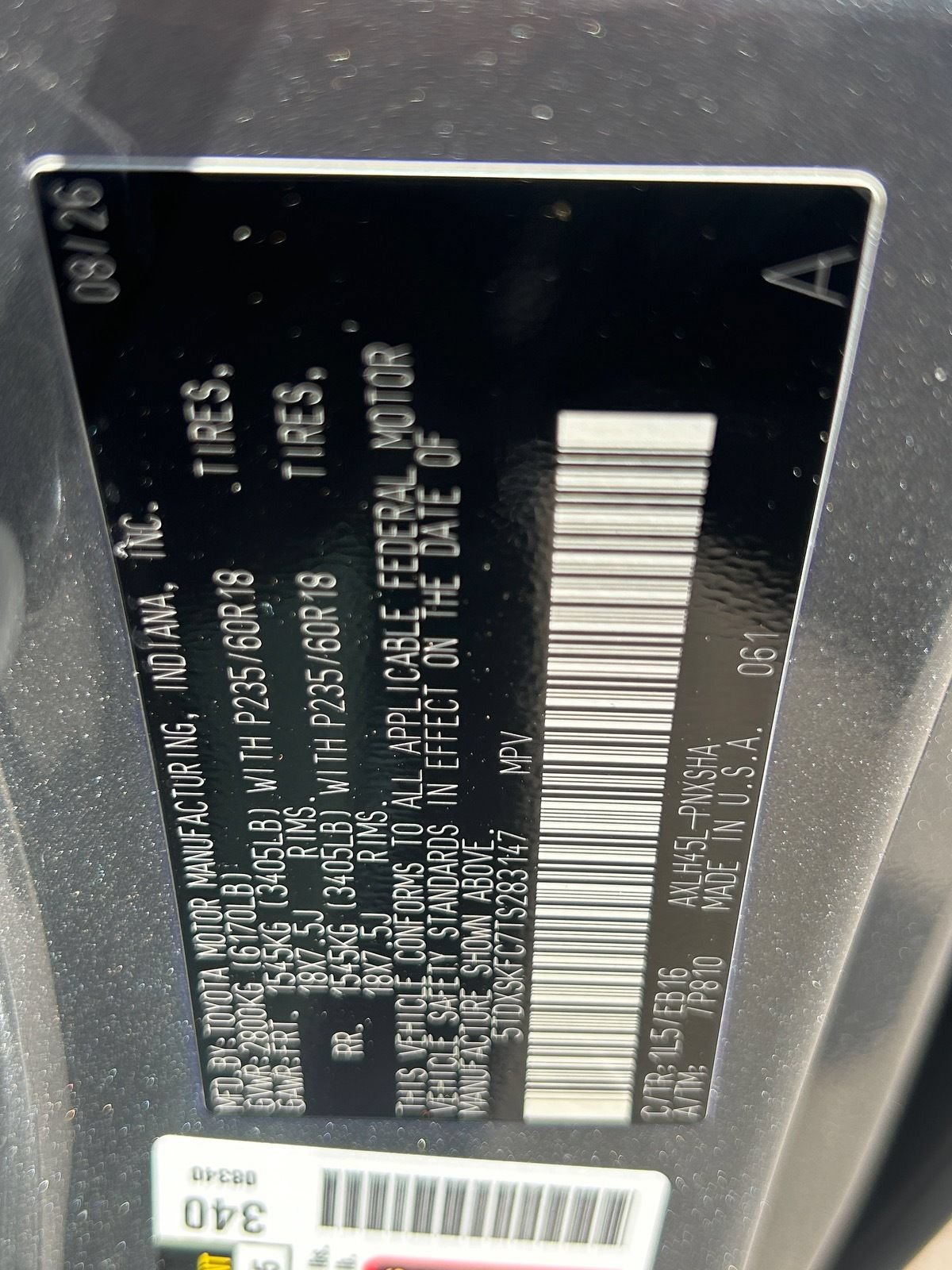 New 2026 Toyota Sienna XSE AWD/4WD image 30