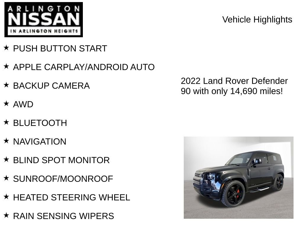 Used 2022 Land Rover Defender 90 X AWD/4WD image 7