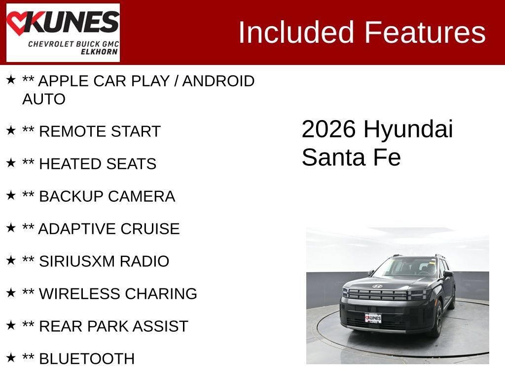 Used 2026 Hyundai Santa Fe SEL AWD/4WD image 2